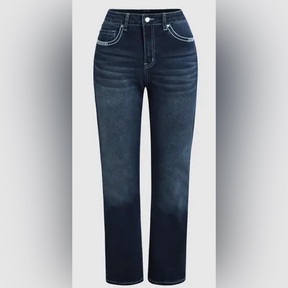 Flamingo Jeans | Embroidered Back Pockets |   Bootcut | Like New | Size XXL